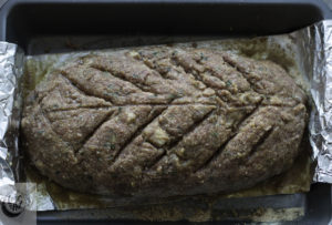 Shaped meatloaf.
