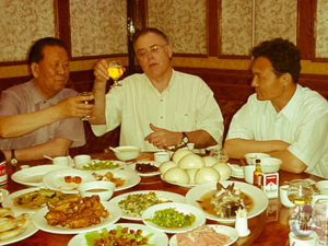 Me (Ron) sitting at a Chinese banquet.