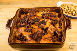 Flying Jacobs casserole cooked and out of the oven.