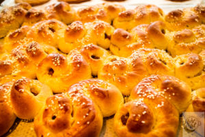 Image of Lussekatter buns. Image of Lussekatter buns.