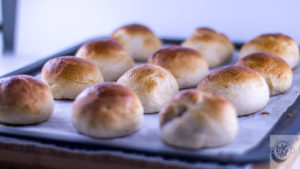 Semlor buns, fresh out of the oven. Semlor buns, fresh out of the oven.