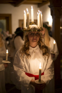 Cecilia Larsson Lantz/Imagebank.sweden.se Lucia procession.