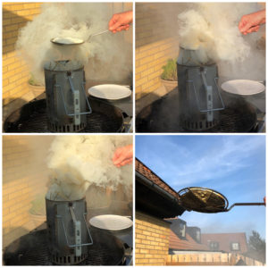Rygeost smoking process. Rygeost smoking process.